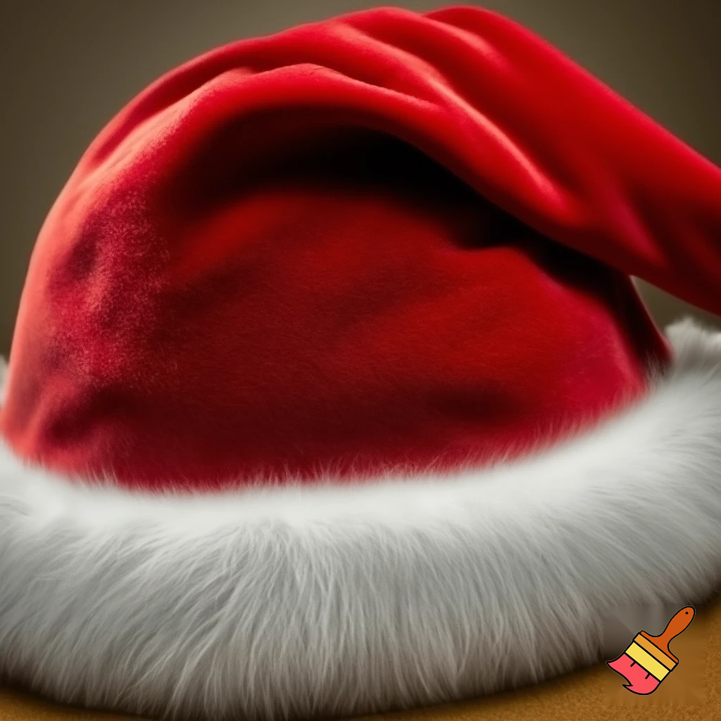 Christmas hat, Santa Claus hat velvet hat offensive hat