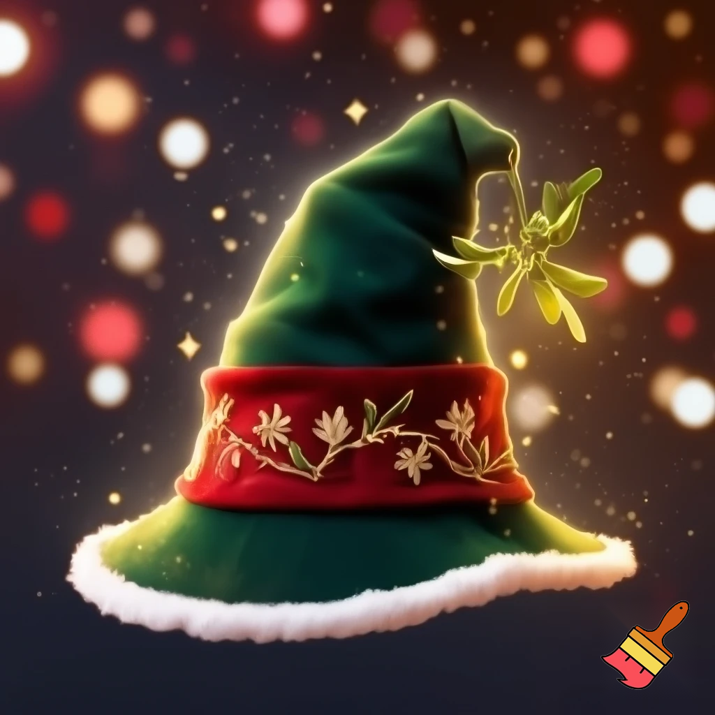 Christmas wizard hat