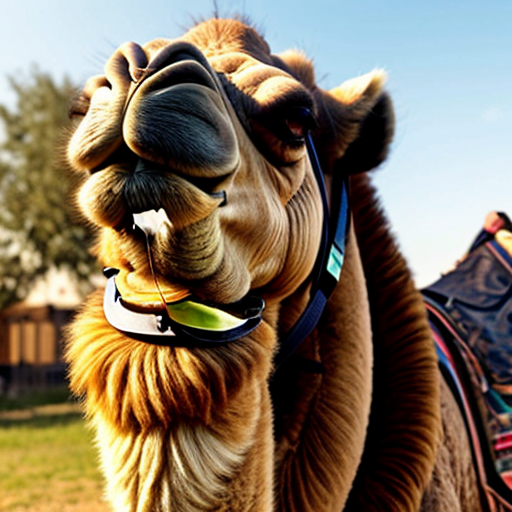 A camel with bird wings