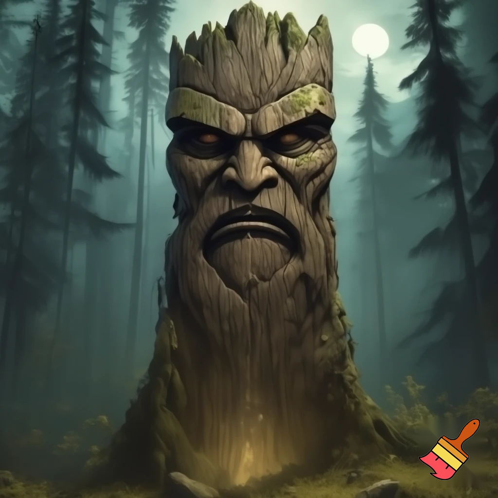 Bigfoot totem