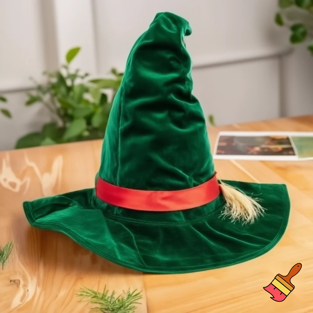 Wizard Christmas hat, wizard Christmas hat, Santa Claus hat velvet fabric