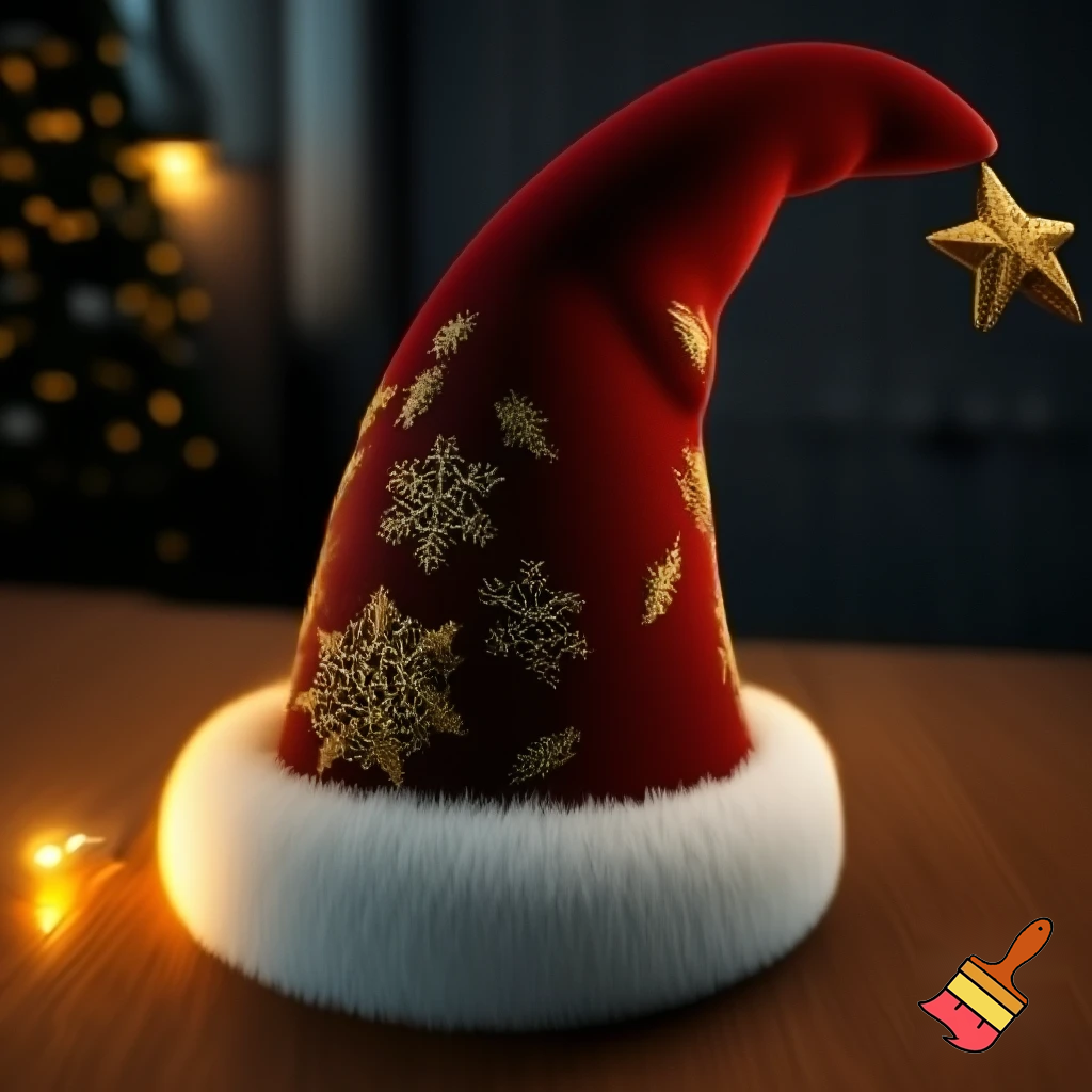 Christmas wizard hat