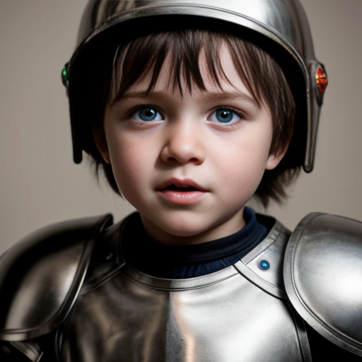 Little kid who is dumb and in armor

