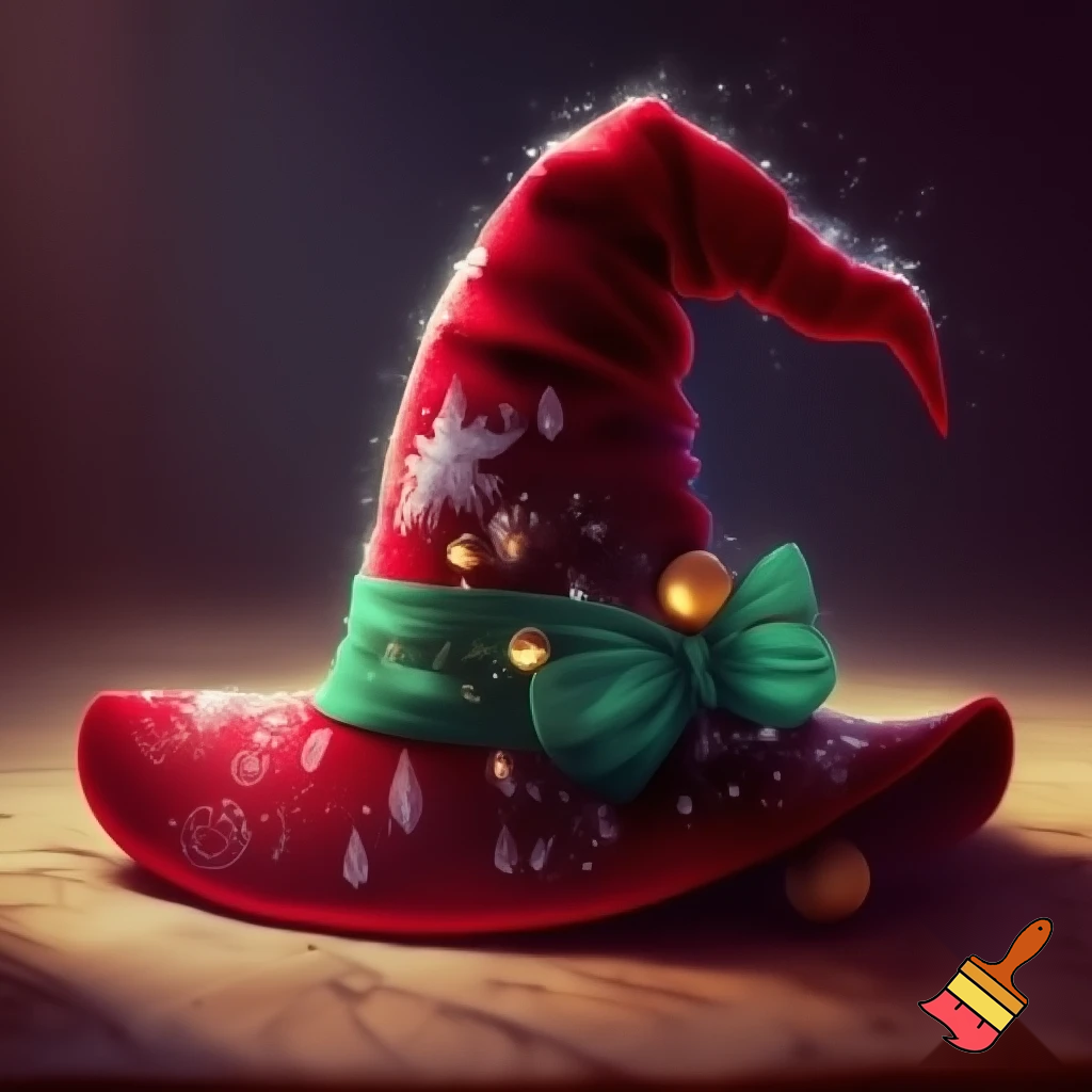 Christmas wizard hat