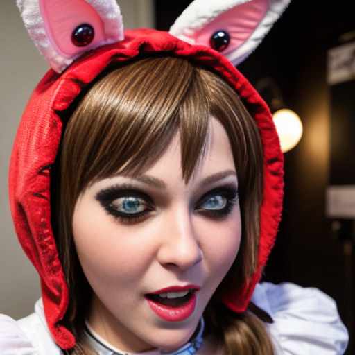 Show me what would happen if a boyfriend and girlfriend (Friday night funkin') were captured by female animatronics fnaf 2 , who then decided to make the boyfriend a girl (change his gender and appearance) and put the girl (boyfriend gender) in a cute, sexy bunny animatronic costume, and the wife girlfriend in a female animatronic cat costume. Both died in agony. How would the spirit of the girl (boyfriend gender) and his wife (girlfriend) react afterward?