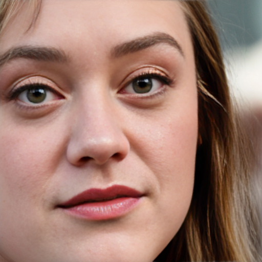 Dakota Fanning, close up shot, face