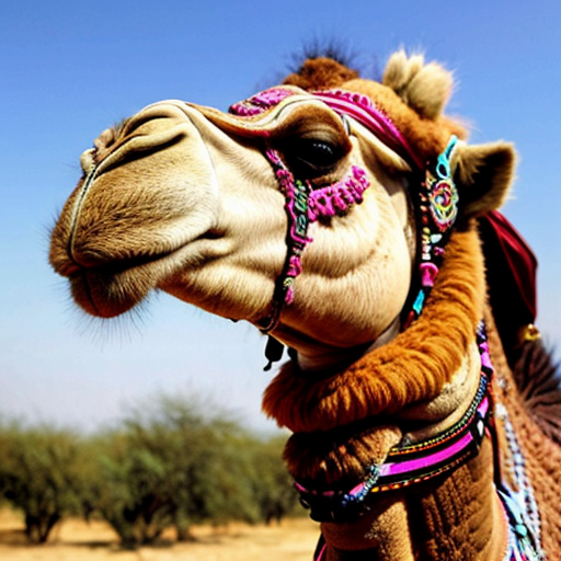 A camel with bird wings