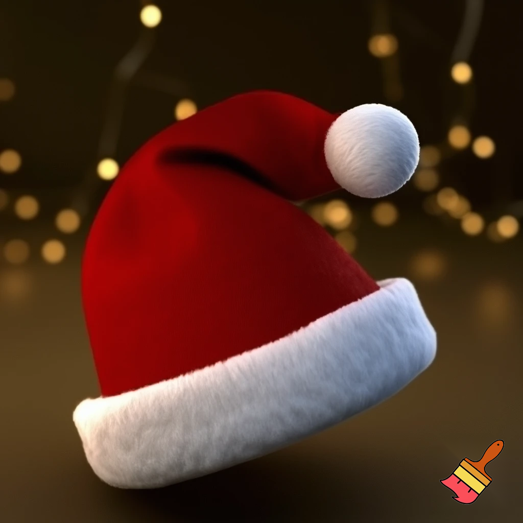 Christmas wizard hat red