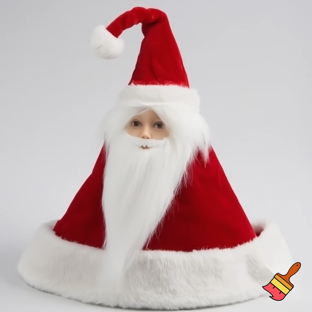 Christmas wizard hat Santa Claus hat velvet