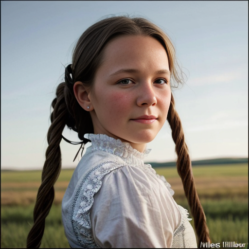 Melissa Gilbers as Laura Ingalls from Little House on Prairie