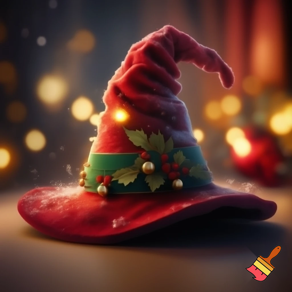 Christmas wizard hat