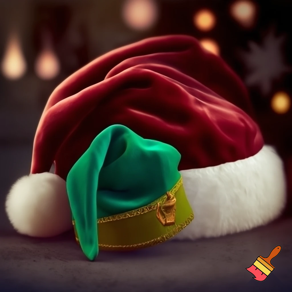 Christmas Santa Claus hat velvet elf hat