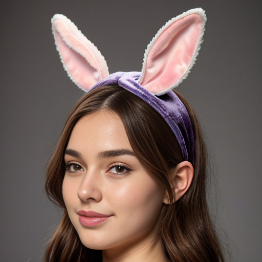 Easter bunny top hat headband Lala colour purple velvet top hat headband top hat easter bunny ears
