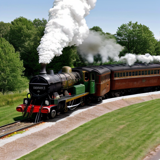 A steam train hits a curve too fast and derails