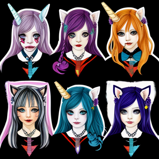 decora girl ravenclaw emo unicorn kitty vampire ascetic mystical