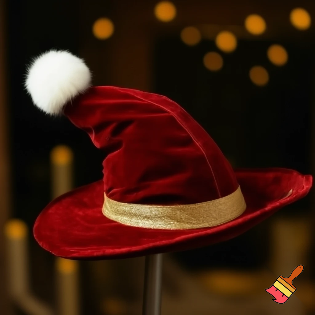 Christmas wizard hat