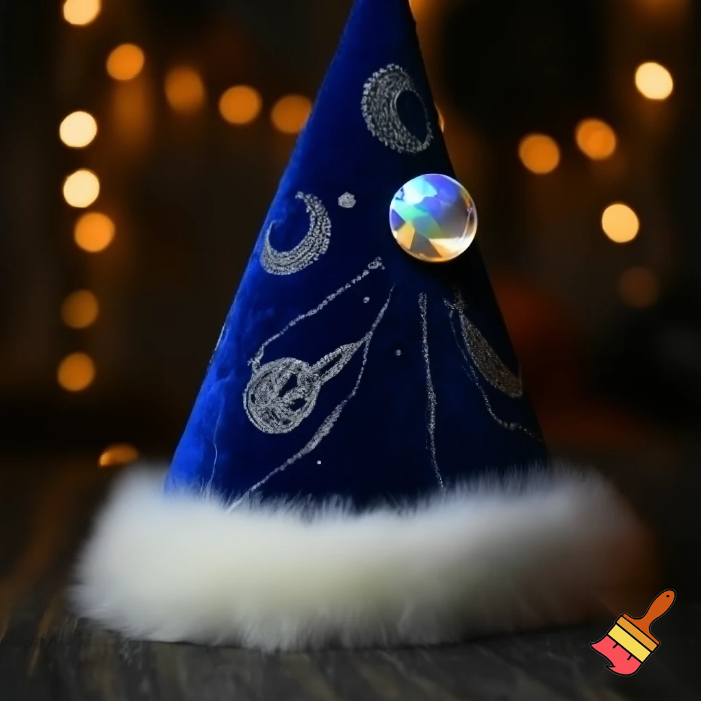A wizard Christmas hat