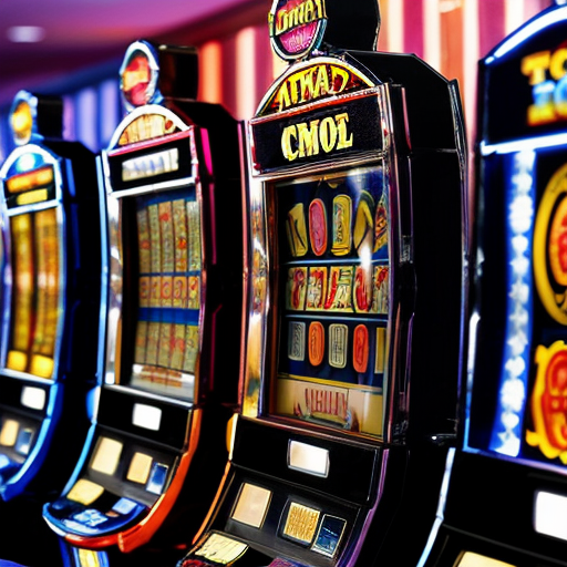 a 4 by 4 slot machine screen