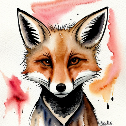 Tails the Fox in drowning in ink in bendy and the ink machine