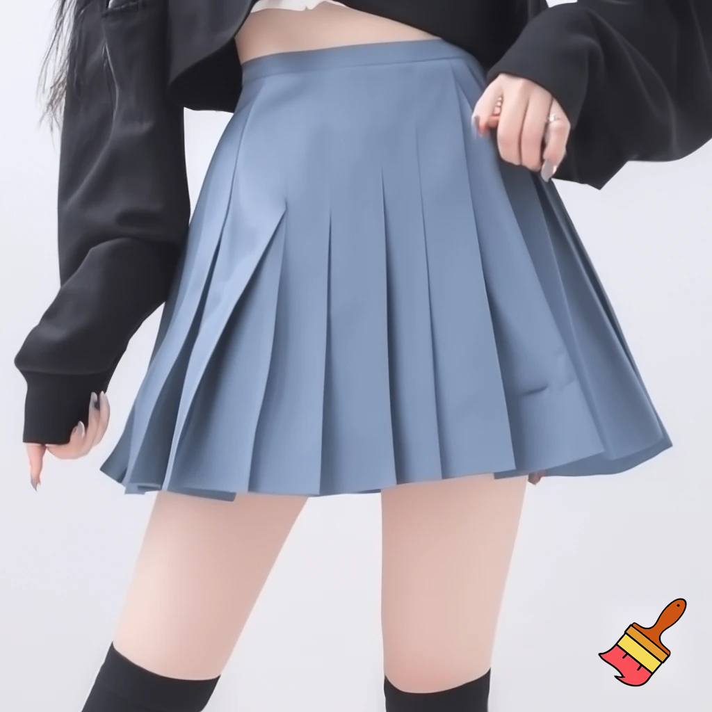 Skirt girl collant anime style