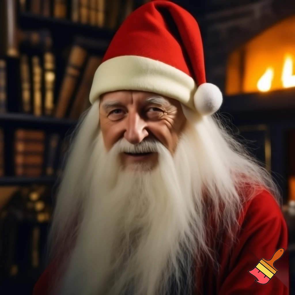 Wizard Christmas hat read