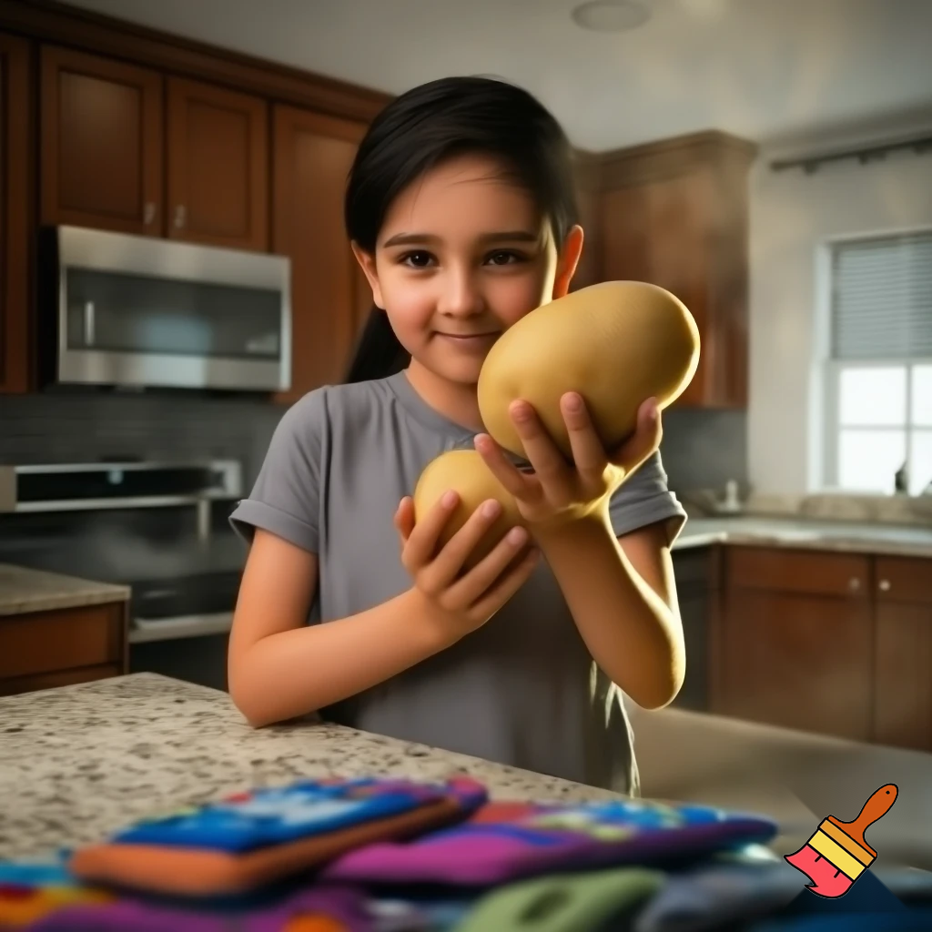 Izzy’s father claimed that he sore Izzy feeding here soft toy titles, he claims “  I was in the Kitson when Iizzy held up a potato and it disappeared , I immediately now it must have bin the WUBUB. 
