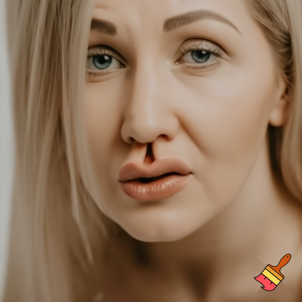 blonde woman showing her nipples and boobs to the camera