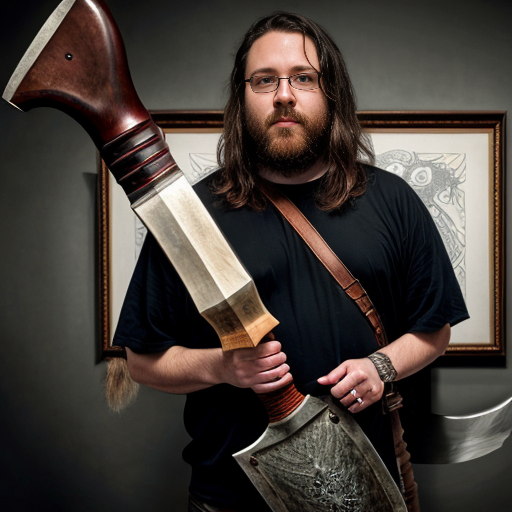 In the Dnd universe. A minatour holding a large axe