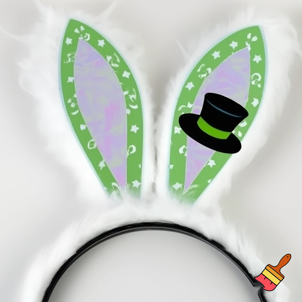 Easter bunny with a top hat Easter advent Easter bunny ears headband