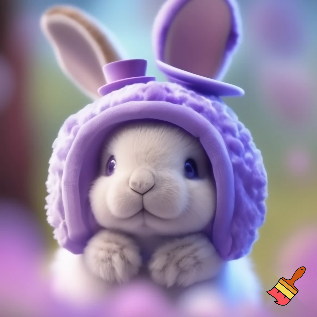 Easter bunny headband velvet Easter bunny, bunny ears, purple and white bunny velvet headband Easter bunny ear top hat