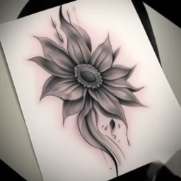 october birth flower tattoo