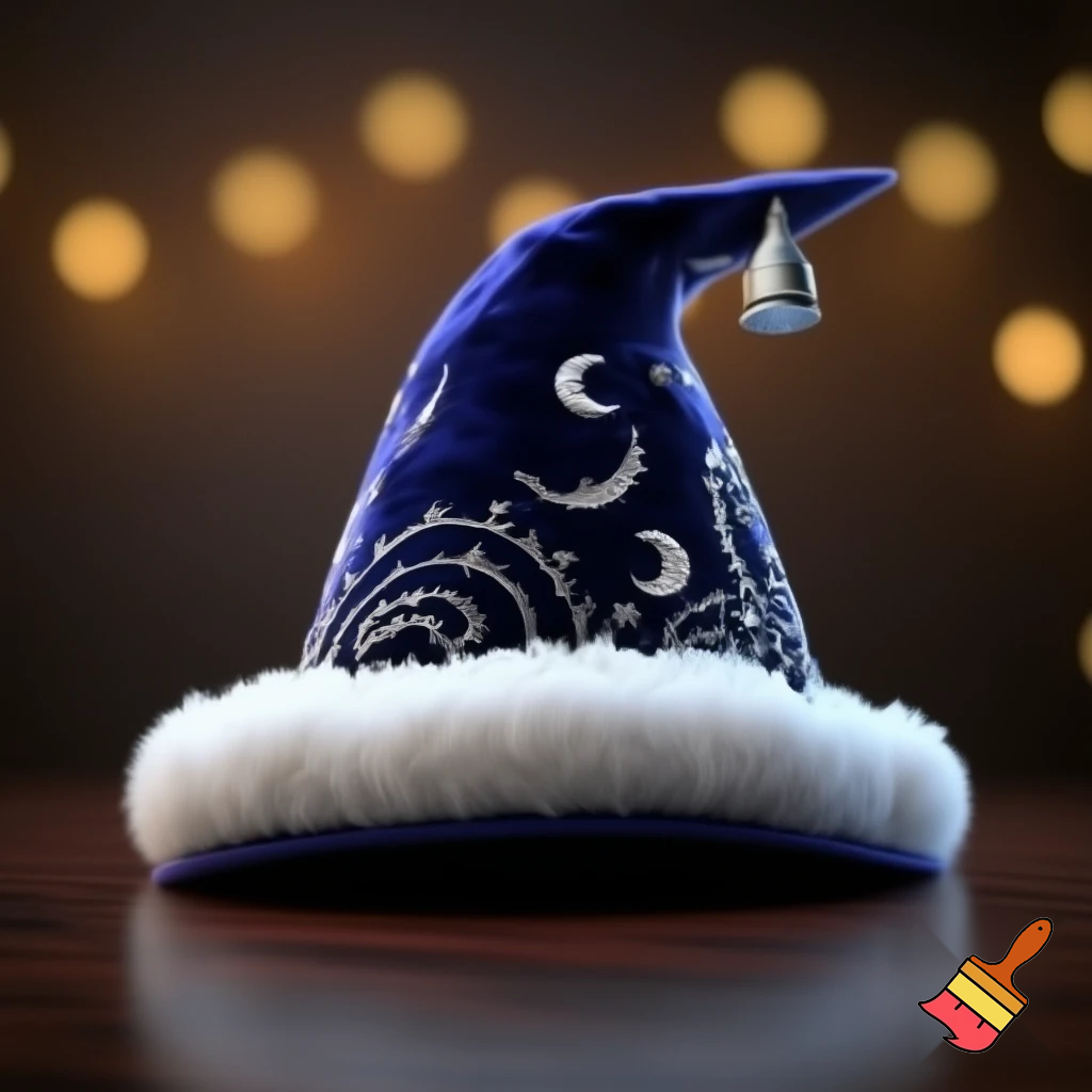 A wizard Christmas hat