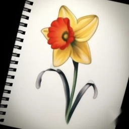 march birth flower tattoo