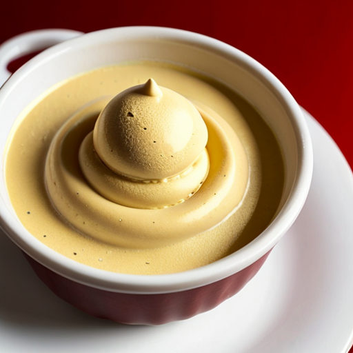 perfect custard powder with a white background