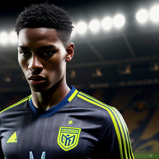 A nike football kits with club logos and sponsors 