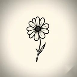 april birth flower tattoo
