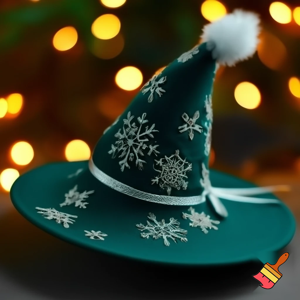 Christmas wizard hat Bendy hat