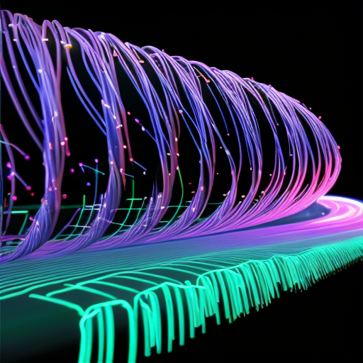 Futuristic energy beams replacing tsunami waves, stylized sci‑fi energy arcs, glowing plasma ribbons, neon blue and violet light, smooth curvature, high‑tech particle effects, clean and modern sci‑fi aesthetic, isolated object, no background, transparent PNG style, perfect for Roblox UI and VFX.