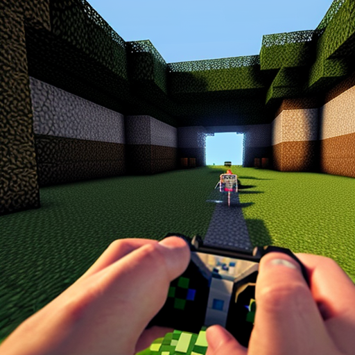 minecraft first person gameplay