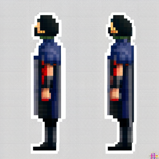 pixel art cloak mage spritesheet with idle, run, jump, attack, protect, and faint. side view, 32x32
