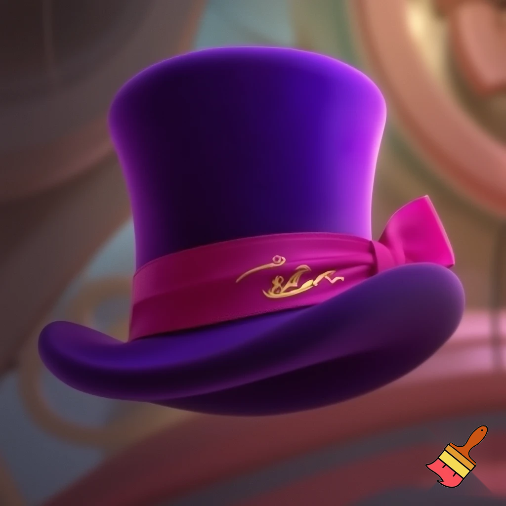 I Willy Wonka top hat