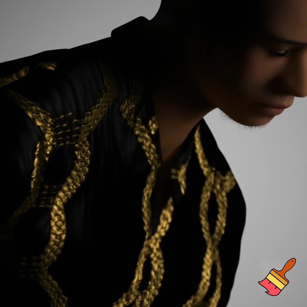 black and gold shirt

