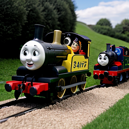 Thomas the tank engine and his friends