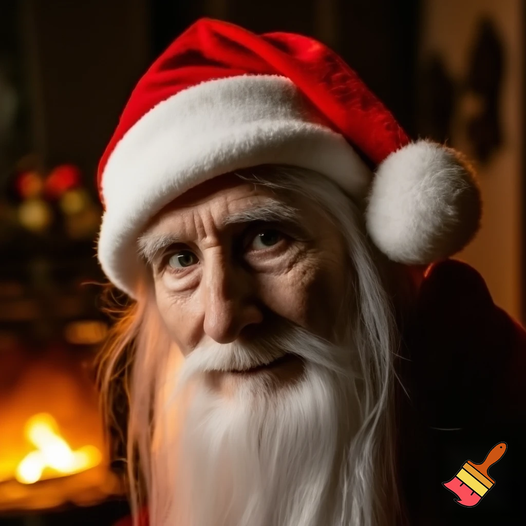 Wizard Christmas hat read