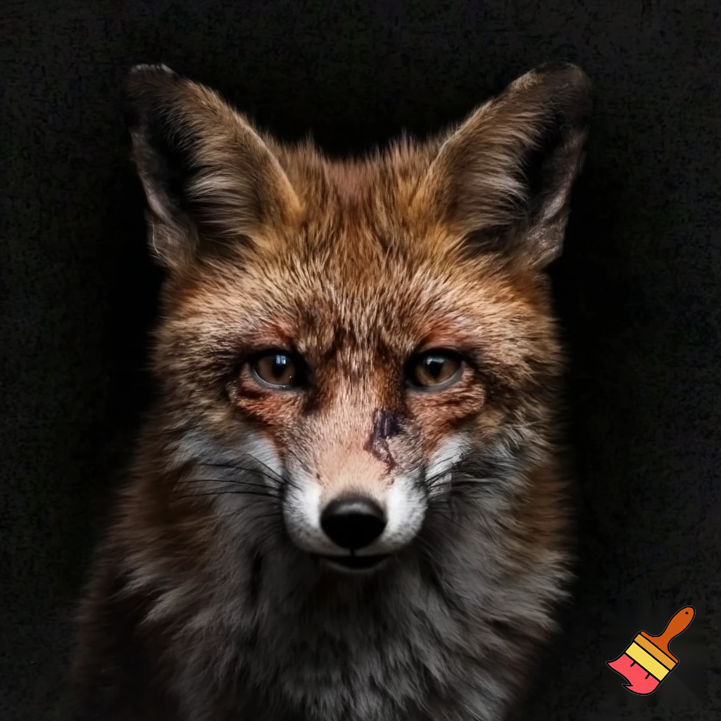 red fox tattoos scars mugshot