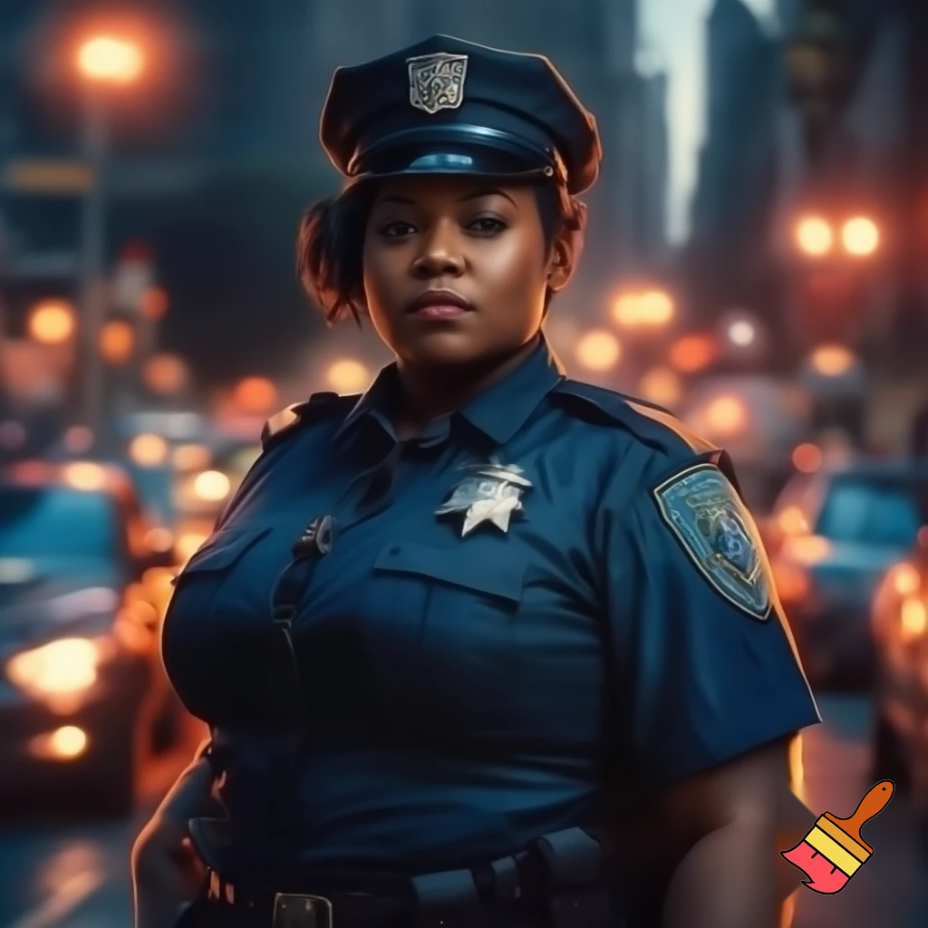 Plus size female police