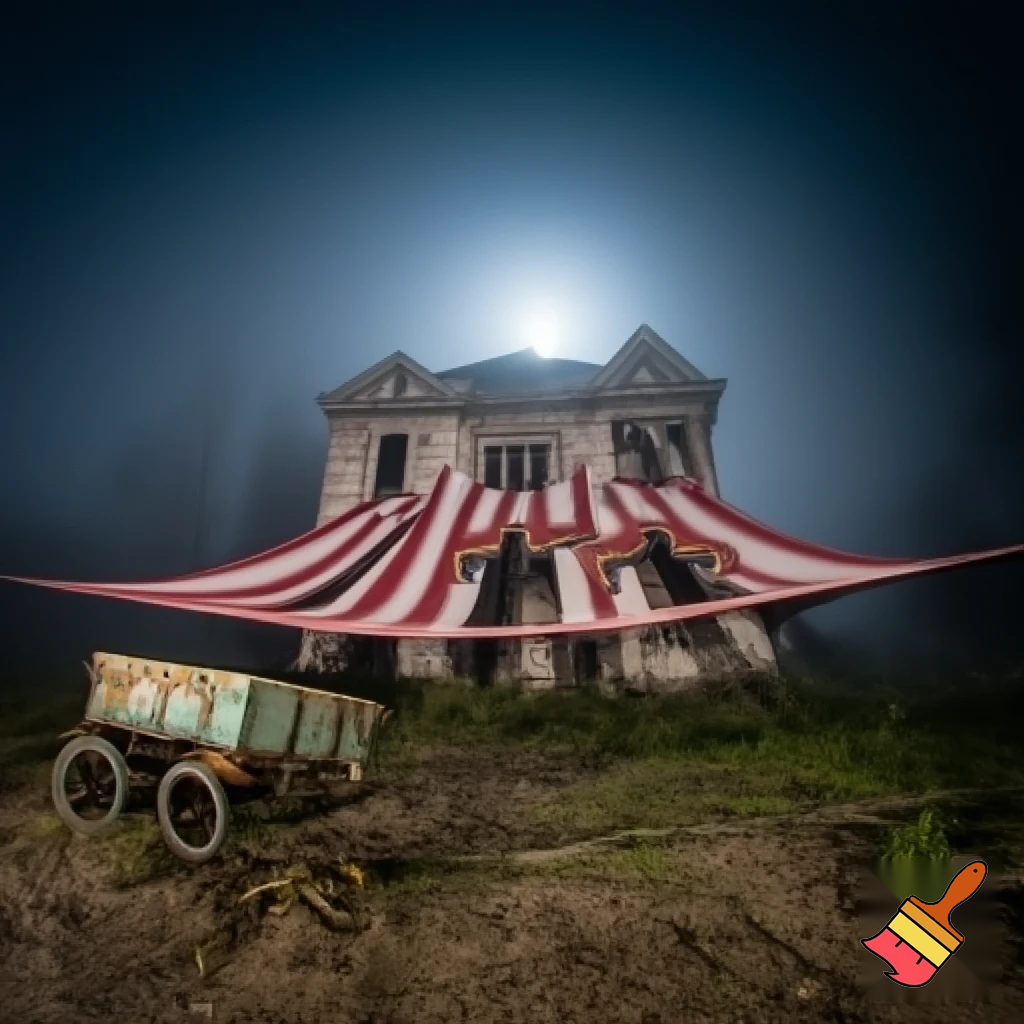 Haunted house circus