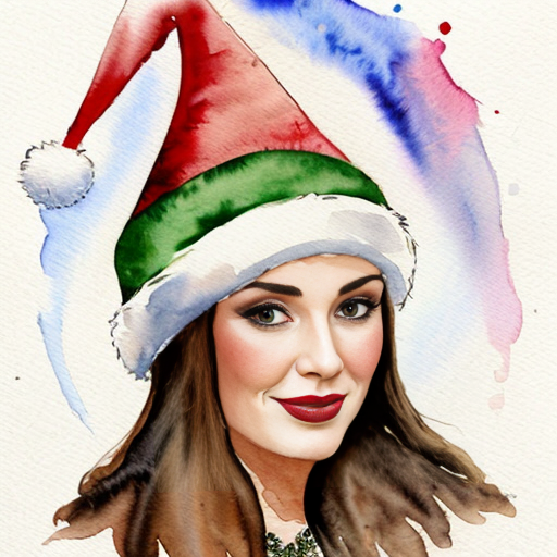 Christmas wizard hat read velvet