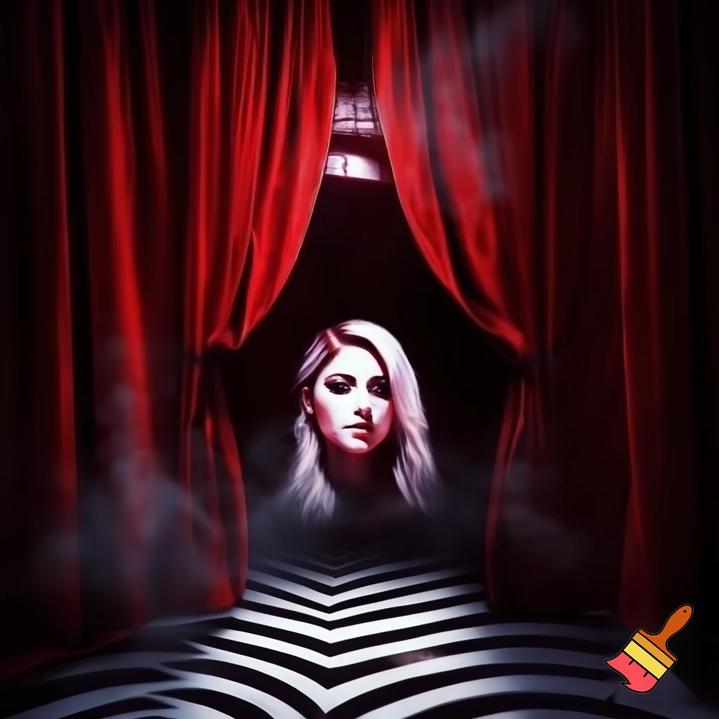 Alexa Bliss in The Black Lodge. 