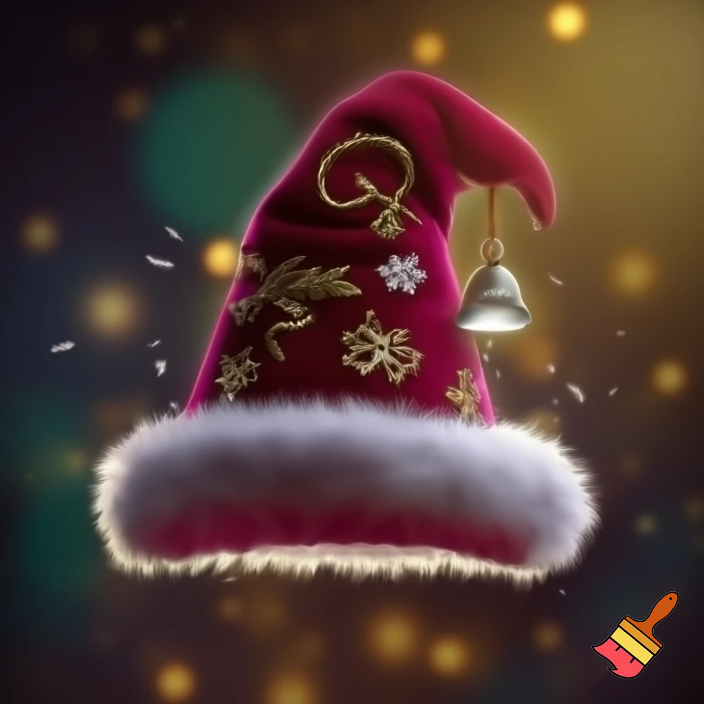 Christmas wizard hat
